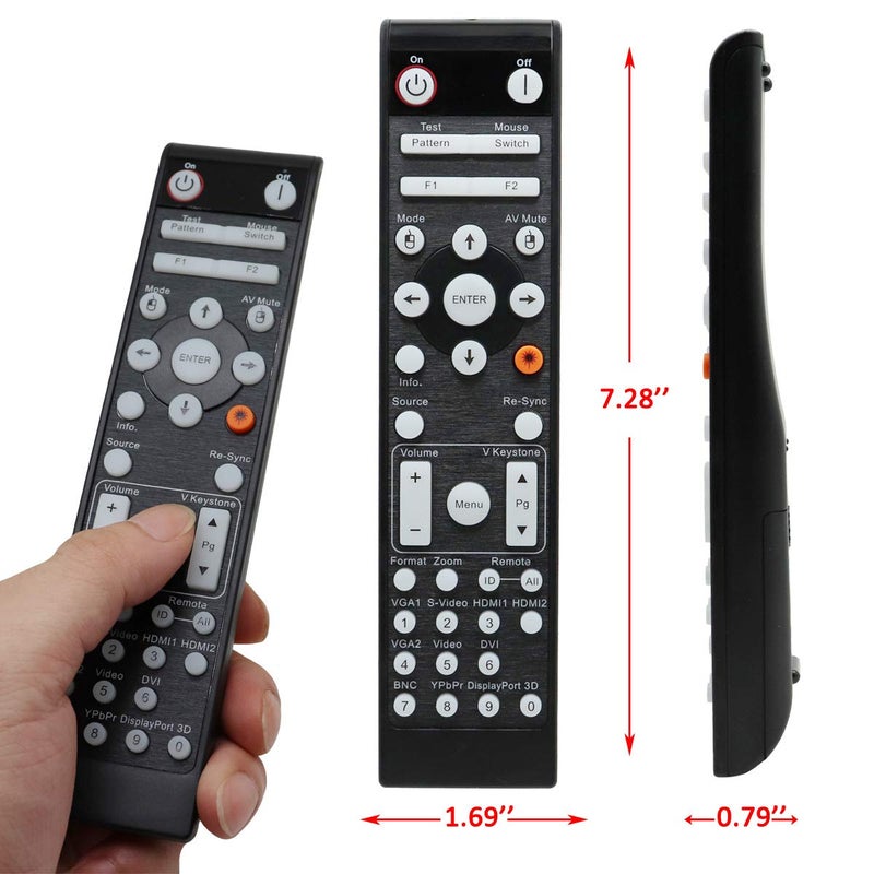 RICH LIGHTING Projector Remote Control for Optoma EH500 X600 EH415 EH503 EH503e EH505 EH505-B EH505e EH515 EH515T W415 W505 W515 W515T WU515 WU515T X515 X605 X605e BR541 BR561 DLP Projector Controllor - Image 4